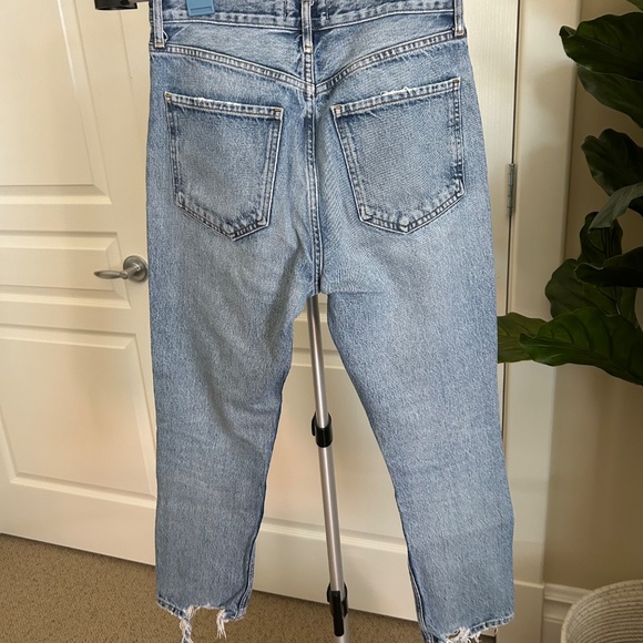 Agolde Riley Crop in Endless Organic 27 - Picture 2 of 9